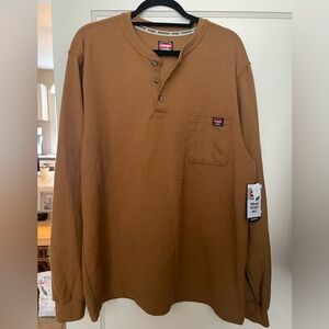 Wrangler Workwear Pen Pocket Henley Shirt